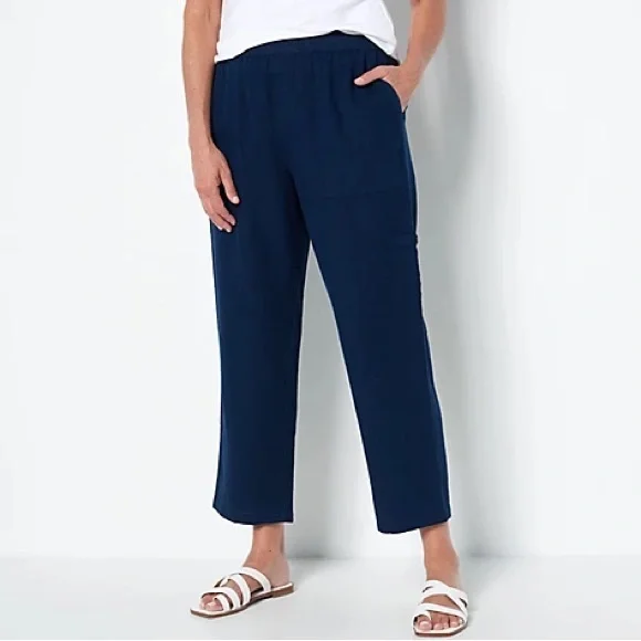Susan Graver Pants Jumpsuits Susan Graver Petite Pure Easy